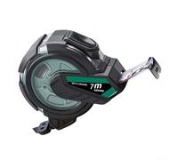 Rubber Coated Tape Measure 5m Shockproof Dual Scale(Transparent 7m*25mm)