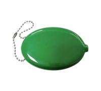 Rubber Coin Pouch with Squeeze-to-Open Design, Dark Green | Soft Rubber Body, Squeeze-to-Open Access, Closure When Pressure Is Released, Direct Coin Retrieval with a Single