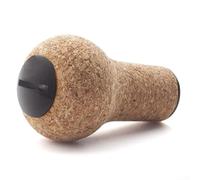 Rubber Cork Reel Knob for DAIWA Reels Enhances User Interface Through Natural Grip Texture and Balanced Weight (Black)