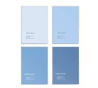 Rubber-Covered Student Notebook Office Thickened Notepad-Blue Time (B5/96)