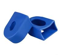 Rubber Crank Covers for Bikes Designed for Road and Fixed Crank Arms Offering Effective Protection from Wear and Damage (Blue)