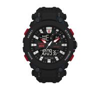 Rubber Digital Watch with Chronograph Function- male- Timex- Watches- Black- ONE SIZE- Accessories ONE SIZE