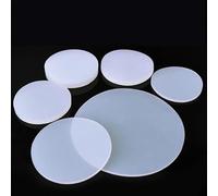 Rubber Discs Washers, 1/2/5Pcs White Solid Round Silicone VMQ Rubber Sheet Seal Gaskets Pad Dia 5mm-150mm Thick 0.5mm-8mm(6mm,60mm (1Pc))