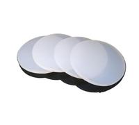 Rubber Discs Washers, 5pcs/10pcs White Round Silicone Rubber Sheet Seal Gaskets Pad Diameter 30/40/50/60/70/80/90/100mm Thick 1/2/3mm(10pcs,30mm x 1mm)