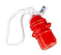 Rubber dog toy smurfs musician Duvoplus