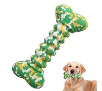 Rubber Dog Toys, Rubber Tooth Dog Toys - Fun Bone Shaped Balls - Vibrant Colors, Interactive Fetch Toys, Dog Chew Toys, Dog Cleaning