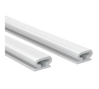 Rubber Door Draft Excluder Tape, 12M Front Door Seal, Rubber Weather Stripping Strips, Self-Adhesive PVC Sound Proofing Frame Seals (WT)