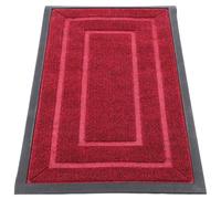 Rubber Door Entrance Mat, 75cm Front Floor Mat for Indoor Outdoor Use | Wear-resistant Surface, Smooth Simple Pattern, Hard Floors and PET Bowls, Bedroom or Feeding Area Cleanup