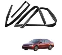 Rubber Door Glass Run Channel for Accord 2004-2007 OE: 72275/72235/72735/72775-SDE-T01, Car Window Weather Stripping Dustproof Flexible Edge Protector Trim,Front Left