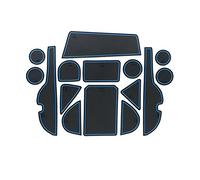 Rubber Door Groove Mat For Toyota RAV4 XA40 2013 2014 2015 2016 2017 2018 Cup Holder Cushion Gate Slot Coaster Dust-proof Sticker Pad CFCKHPTHAZ(3)
