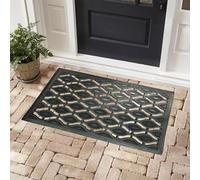 Rubber Door Mat Heavy Duty Non-Slip & Durable Floor Mat, Anti-Fatigue, Soft Cushioning for Indoor & Outdoor Use (VEINCE-EYE, 40X60CM)