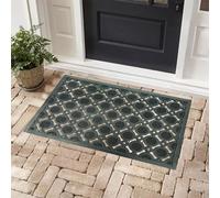 Rubber Door Mat Heavy Duty Non-Slip & Durable Floor Mat, Anti-Fatigue, Soft Cushioning for Indoor & Outdoor Use (ROUND-EYE, 40X60CM)