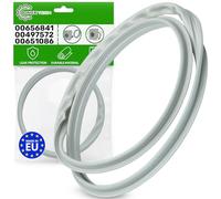 Rubber Door Seal for Tumble Dryer with Original Code 00656841 656841 00497572 497572 00651086 651086 for Bosch for Siemens for Balay for Constructa - Warranty 5 Years - ONIX TECH