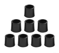 Rubber Door Stop Bumper Tips, 8-Piece Replacement Set for Spring, Fixed, Wall-Mounted & Hinge-Mounted Door Stops - Non-Slip, Shock-Absorbing, Floor- and Wall-Safe