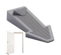Rubber Door Stopper - Anti Slip Wedge for Bottom of Door, Floor Stop | Reusable Doors Security Stopper for Wooden, Tile, Carpet, Laminate Floors, Office, Home, School, Shops, Meeting Rooms