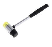 Rubber Double Faced Work Glazing Window Beads Hammer Nylon Head Mallet DIY Hand Tool for Woodworking(40mm)