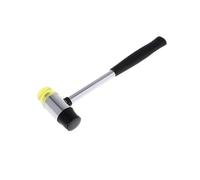 Rubber Double Faced Work Glazing Window Beads Hammer Nylon Head Mallet DIY Hand Tool for Woodworking(40mm Hammer)