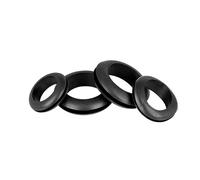 Rubber Double-Sided Protective Coil, Wire Guide Ring Hole Seal Φ3mm to Φ30mm, Distribution Box Wire Round Protective Sleeve Lock Washers(Φ6mm (200 pcs))