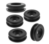 Rubber Downstem Grommet Seal - Universal Bong Water Pipe Downpipe Ring, Flexible Tight-Fit Eyelet for Glass & Plastic Pipes (5pcs)