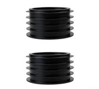 Rubber Drain Pipe Sealing Ring for 90mm to 110mm Sewage Pipe Conversion, 2-Piece Set for Leak Prevention in Residential & Commercial Plumbing Installations