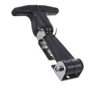 Rubber Draw Latch with Curved T Handle Stainless Steel for Tool Box