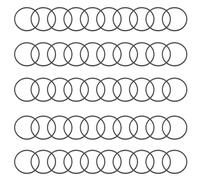 Rubber Drive Belts 0.7mm for Cassette Players Tape Recorders Turntables 50PCS