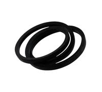 Rubber Drive Industrial Transmission Belt, 2 Pcs SPA Closed Loop V Belts, Polyester Rubber, 13x10mm, 40°, 932-3870mm(SPA3182 LW)