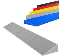 Rubber Driveway Curb Ramps, 2 to 6.5 cm High Heavy Duty Threshold Ramp Loading Ramps Car Slop Ramps Heavy Duty Portable Drive Ramps for Driveway Vehicles SUV Truck Forklifts (Color : Grå, Size : 100