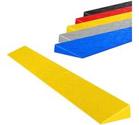 Rubber Driveway Curb Ramps, 2 to 6.5 cm High Heavy Duty Threshold Ramp Loading Ramps Car Slop Ramps Heavy Duty Portable Drive Ramps for Driveway Vehicles SUV Truck Forklifts (Color : Yellow, Size :