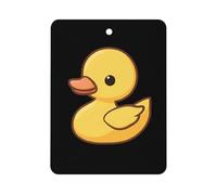 Rubber Duck 1Pcs Car Air Freshener Automotive Aromatherapy Tablets Hanging Scented Cards for Room Bathroom Square
