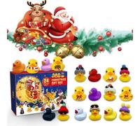 Rubber Duck - 2024-24 Days Rubber Duck 2024 For Kids | 24 Days Christmas Countdown Calendar | Christmas Countdown Ornaments With Surprise Toys
