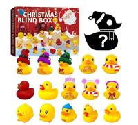 Rubber Duck Advent Calendar 2025,24 Days Christmas Countdown of Mini Ducks,Christmas Gifts & Bath To/ys,Early Chris/tmas Presents for Boys & Girls,Chris/tmas Decoration Party Favor Gifts