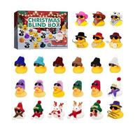 Rubber Duck advent calendars 2024, Christmas Rubber Duck advent calendars, 24 Rubber Duck advent calendars, Christmas Parties Favor Fun Ducks Rubber Duck Bath Toy For Boys, Girls