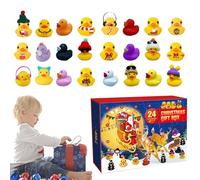 Rubber Duck Advent Calendars 2025, Advent Duck Countdown Calendar, Countdown Calendar Rubber Ducks Bath Toys 24 Days, For Boys Girls Birthday Parties Showers Carnival Prizes Classroom