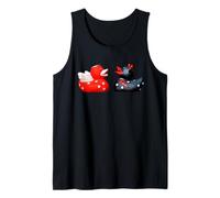 Rubber Duck, Angel & Devil, Love, Hearts, Opposites Attract Tank Top