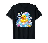 Rubber Duck Bath Time Bubbles Ocean Fun T-Shirt