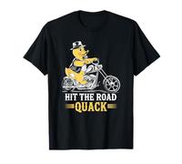 Rubber Duck Biker, Hit The Road Quack, Duck Lover T-Shirt
