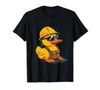 Rubber Duck Construction Worker Hard Hat Rubber Duckling T-Shirt