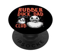 Rubber Duck Dad Club Ducky Men Father's Day PopSockets Adhesive PopGrip