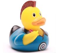 Rubber Duck Dart with Rubber Duck Keyring Set I L 8.5 cm I Squeaky Duck I Gift Athletes I