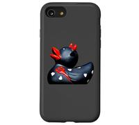 Rubber Duck, Devil, Black & Red, Hearts Case for iPhone SE (2020) / 7/8