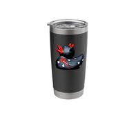 Rubber Duck, Devil, Black & Red, Hearts Stainless Steel Insulated Tumbler