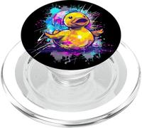 Rubber Duck Disco Rubber Duckie Rubber Duckling Watercolor PopSockets PopGrip for MagSafe