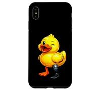 Rubber Duck Duckie Ducky Prosthetic Leg Funny Cool Cute Case for iPhone XS Max