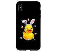 Rubber Duck Duckie Ducky Rabbit Eggs Bunny Ears Cute Spring Case for iPhone XS Max