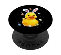 Rubber Duck Duckie Ducky Rabbit Eggs Bunny Ears Cute Spring PopSockets Adhesive PopGrip