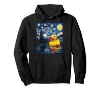Rubber Duck Duckie Ducky Van Gogh Style Starry Night Funny Pullover Hoodie