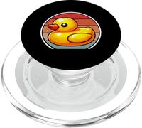 Rubber Duck Duckling Duckie Graphic Bath Toy Byos Kids Retro PopSockets PopGrip for MagSafe