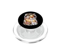 Rubber Duck Ducky Duckie Coquette Christian Religious Flower PopSockets PopGrip for MagSafe
