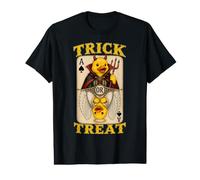 Rubber Duck Ducky Trick or Treat Devil Angel Playing Card Value Graphic T-Shirt